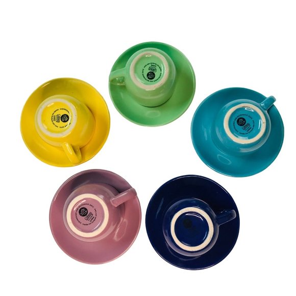 Gibson Mini Tea Coffee Espresso Cup & Saucer Collectible Demitasse 5 sets - Picture 3 of 11